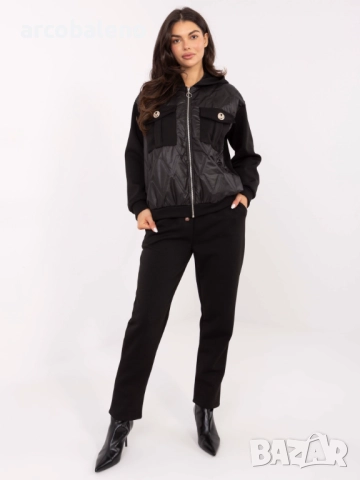 Дамски ежедневен комплект от две части с брошки, 5цвята , снимка 9 - Комплекти - 52860330