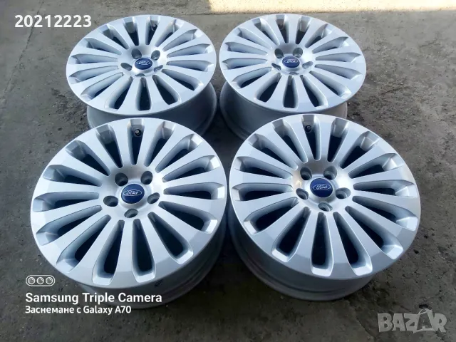 4 броя алуминиеви джанти за Ford C-MAX,S-MAX,Ford Mondeo III,IV,Ford Focus III,IV,Ford Kuga I 17, снимка 2 - Гуми и джанти - 48701757