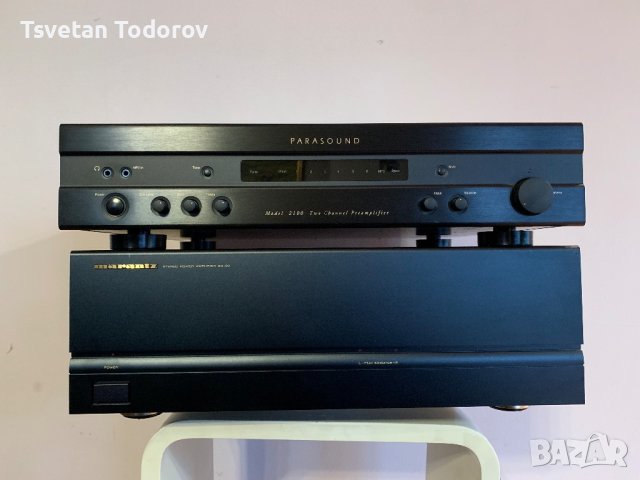 Parasound 2100 & Marantz SM-80, снимка 1 - Ресийвъри, усилватели, смесителни пултове - 43243154