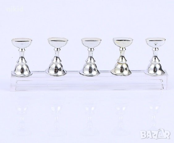 5 бр дисплей дисплеи стенд поставки за маникюр мостри с магнит за нокти, снимка 2 - Продукти за маникюр - 28037681