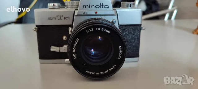 Фотоапарат Minolta SR T 101, снимка 4 - Фотоапарати - 49205331