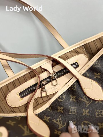  Neverfull Louis Vuitton нова дамска чанта, снимка 4 - Чанти - 30880563