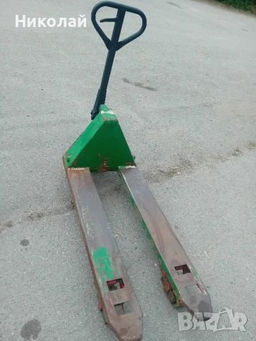 палетна количка, снимка 3 - Друго търговско оборудване - 50746993