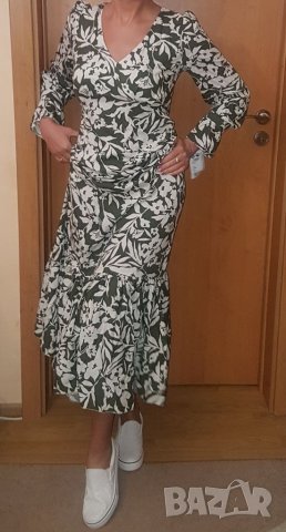 Лятна рокля памук, лен, снимка 4 - Рокли - 33027667