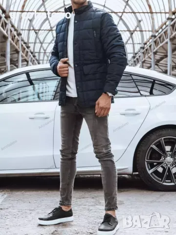 Мъжко преходно тъмносиньо яке , снимка 2 - Якета - 48839236