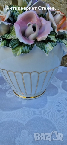 🌸✨ Порцеланова кошница с 3D цветя – изящна изработка ✨🌸, снимка 15 - Статуетки - 51518239