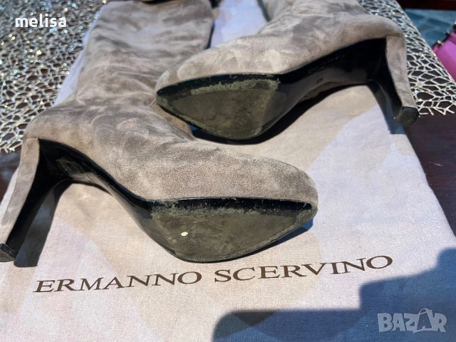 Ermanno Scervino велурени ботуши, снимка 3 - Дамски ботуши - 53391930