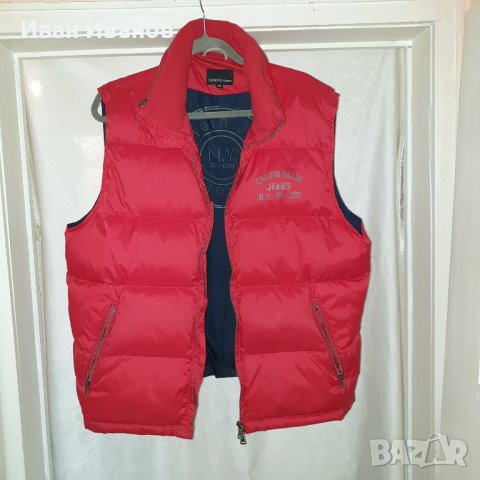 Calvin Klein ватирана дебела грейка / елек размер Л-ХЛ, снимка 5 - Спортни дрехи, екипи - 43273739