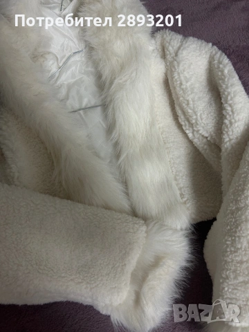 Бяло палто, снимка 3 - Якета - 53234677