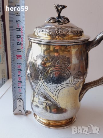 Руска сребърна 84 чаша(халба)-1856 , снимка 13 - Антикварни и старинни предмети - 43759935