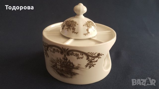 Стара порцеланова трапезна подгряваща стойка - Бавария