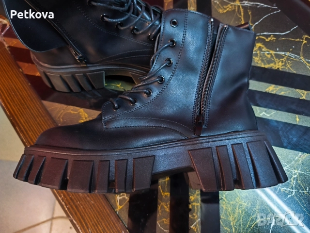 Дамски боти, чисто нови, черни , снимка 3 - Дамски боти - 51895532