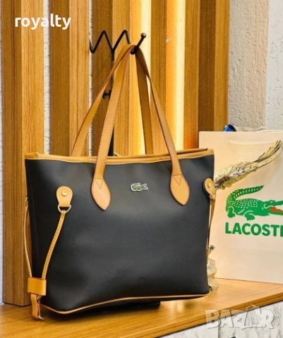 Lacoste Кожена Дамска Чанта 