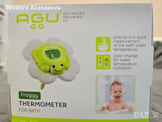 Термометър за вана AGU Froggy TB4, снимка 2 - За банята - 51574055