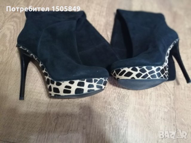 Ботуши от естествен велур и косъм, снимка 9 - Дамски ботуши - 27166330