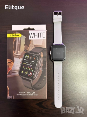 Смарт часовник 1,44-инчов екран с пълно докосване за мъже и жени Bluetooth разговор.