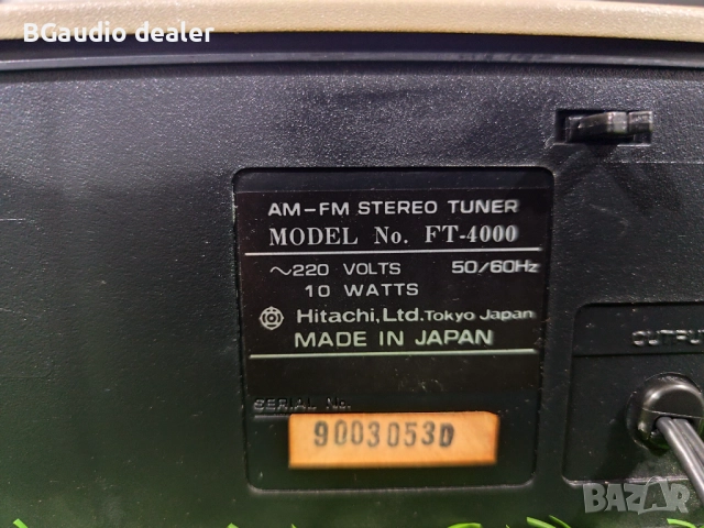Hitachi FT-4000 , снимка 6 - Ресийвъри, усилватели, смесителни пултове - 52936364