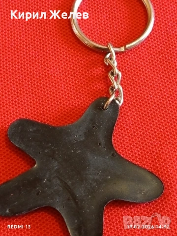 Ключодържател морска звезда подходящ аксесоар за раници, чанти 6969, снимка 4 - Други - 53536130