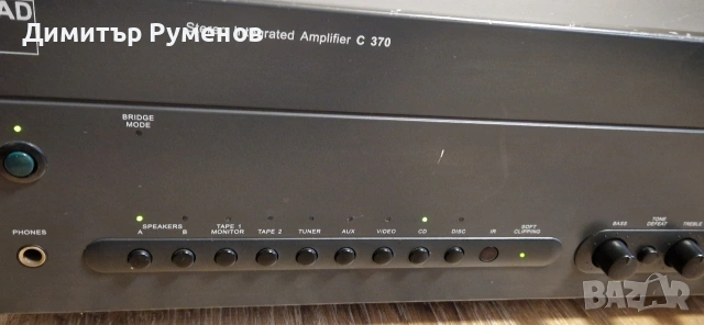 Усилвател NAD C370, снимка 3 - Ресийвъри, усилватели, смесителни пултове - 53394453