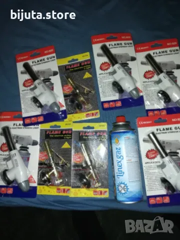 Комплект газова горелка и бутилка газ, снимка 6 - Други инструменти - 50246848