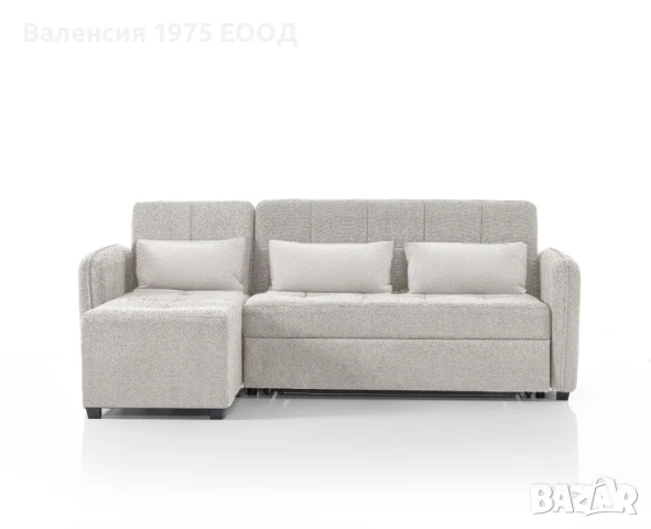 Разтегателен ъглов диван Аспен, снимка 2 - Дивани и мека мебел - 51052567
