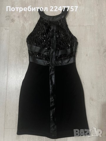 Черна къса рокля Exlposion размер S