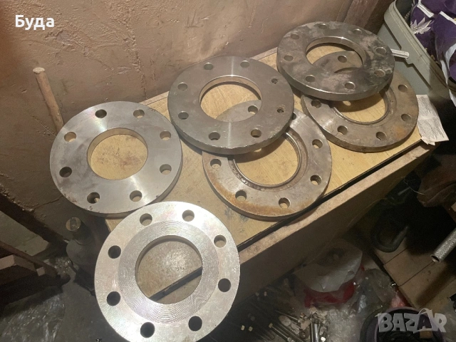 Фланци за тръби ф80 и ф100 неръждаеми , снимка 2 - Водни помпи - 53052265