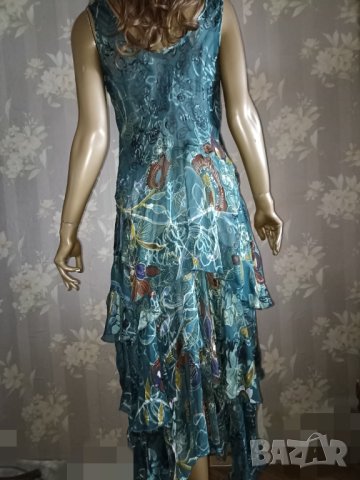 Patricia Suzzi- M,L- 100%Естествена коприна -италианска рокля  + туника  , снимка 9 - Рокли - 40759554
