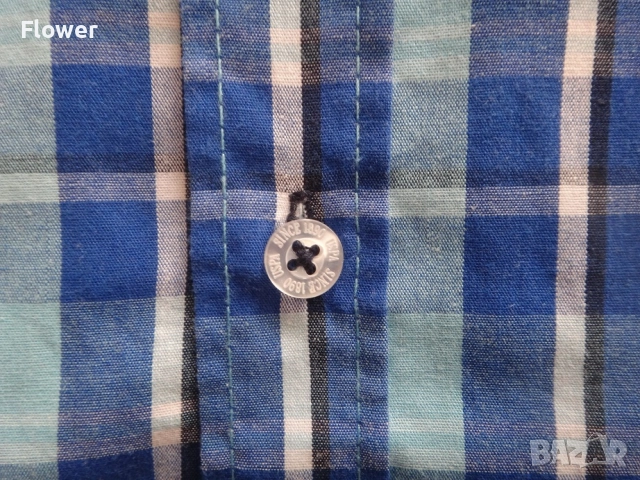 Нова детска карирана риза за момче U.S. POLO ASSN. размер 7г, 116-122см, снимка 5 - Детски ризи - 52955027