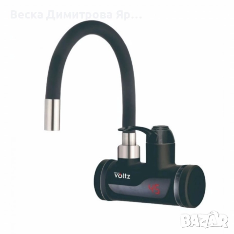 Нагревател за вода Voltz - За стена или плот, 3300W, Черен, снимка 3 - Бойлери - 52052668