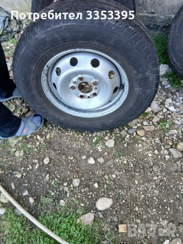 Гуми с джанти за бус внос от Германия. 