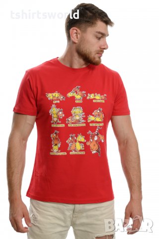 Нова мъжка забавна тениска с трансферен печат Секс пози, кози, закачки, снимка 5 - Тениски - 37663920