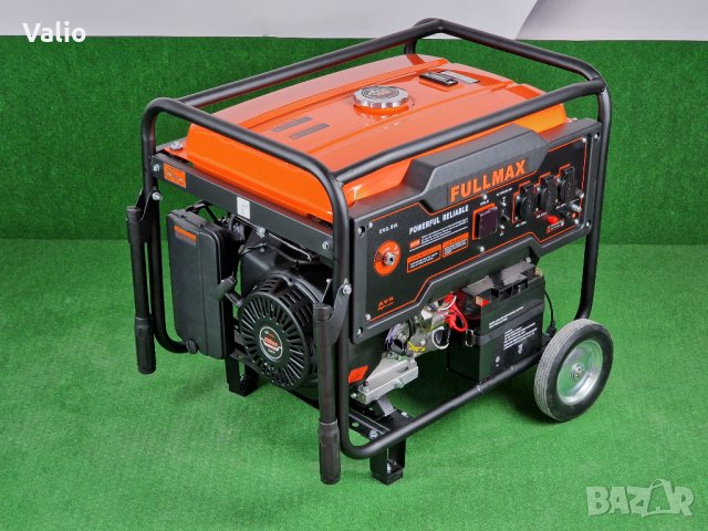 Генератор за ток 6.5kw монофазен с ел. стартер и акумулатор, снимка 3 - Генератори - 38248806