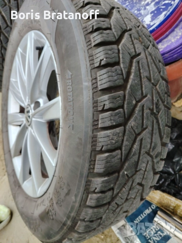 алуминиеви джанти 17 цола VAG /WV с нови зимни гуми 225/70 R17, снимка 7 - Гуми и джанти - 52094246