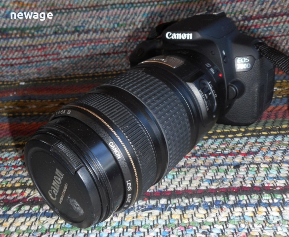 НОВ Canon EOS 700D с 3 обектива, статив и приклад, снимка 5 - Фотоапарати - 52771961