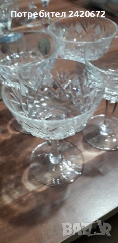 Ретро  чаши,кристал,позлата.мурано, снимка 9 - Чаши - 39909704