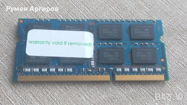 Рам памет за лаптоп Hynix 4GB DDR3 1600mhz SODIMM PC3-12800S, снимка 2 - RAM памет - 43524362