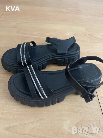 Дамски сандали с висока подметка, снимка 3 - Сандали - 51592704