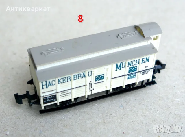 Товарни и пътнически вагони N (1:160) - от 5 до 8, снимка 15 - Колекции - 49361870