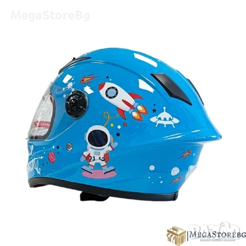 Детска каска 506 - размер M - Синя, снимка 4 - Аксесоари и консумативи - 50526478