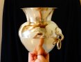 Швейцарска масивна ваза,амфора,никелово сребро., снимка 7