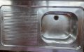 Бордова кухненска мивка лява, снимка 1 - Други стоки за дома - 37759718