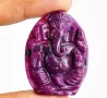 Рубин / Резбован бог Ганеша/Рубин 64 ct. 100% НАТУРАЛЕН , снимка 5