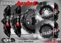 Audi RS6 надписи за капаци на спирачни апарати SSA-RS6-W, снимка 4
