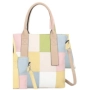 Шарена дамска чанта с разноцветна дръжка, снимка 6