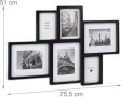 Голяма рамка за стена с възможност за добавяне на до шест снимки с размери 10 x 15 ( 2 броя ) и 13 x, снимка 1 - Декорация за дома - 44033464