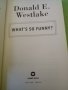 What's so funny? Donald E.Westlake New York Boston hardcover 2007г.