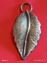 МЕТАЛНА ВИСУЛКА ЛИСТ МНОГО КРАСИВ МОДЕН АКСЕСОАР 52168, снимка 5