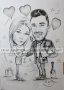  КАРИКАТУРИ , ШАРЖ , рисувам по снимка с пастел, снимка 2