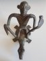 стара бронзова статуетка , снимка 1 - Антикварни и старинни предмети - 28600692